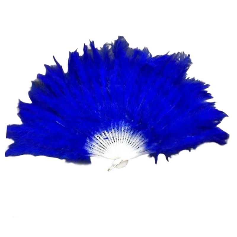 Folding Feather Fan Handheld Fairy Fan New Year Birthday Gift Supplies