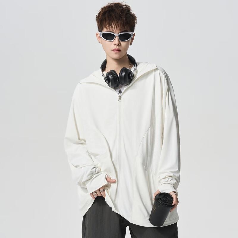 

Fengxun Men s UPF50+ Hooded Sun Protection Jacket M