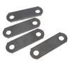 4PCS Trailer Spring Shackle Strap Links 3 1 8in Length Heavy Duty Steel for Double Eye Leaf Spring