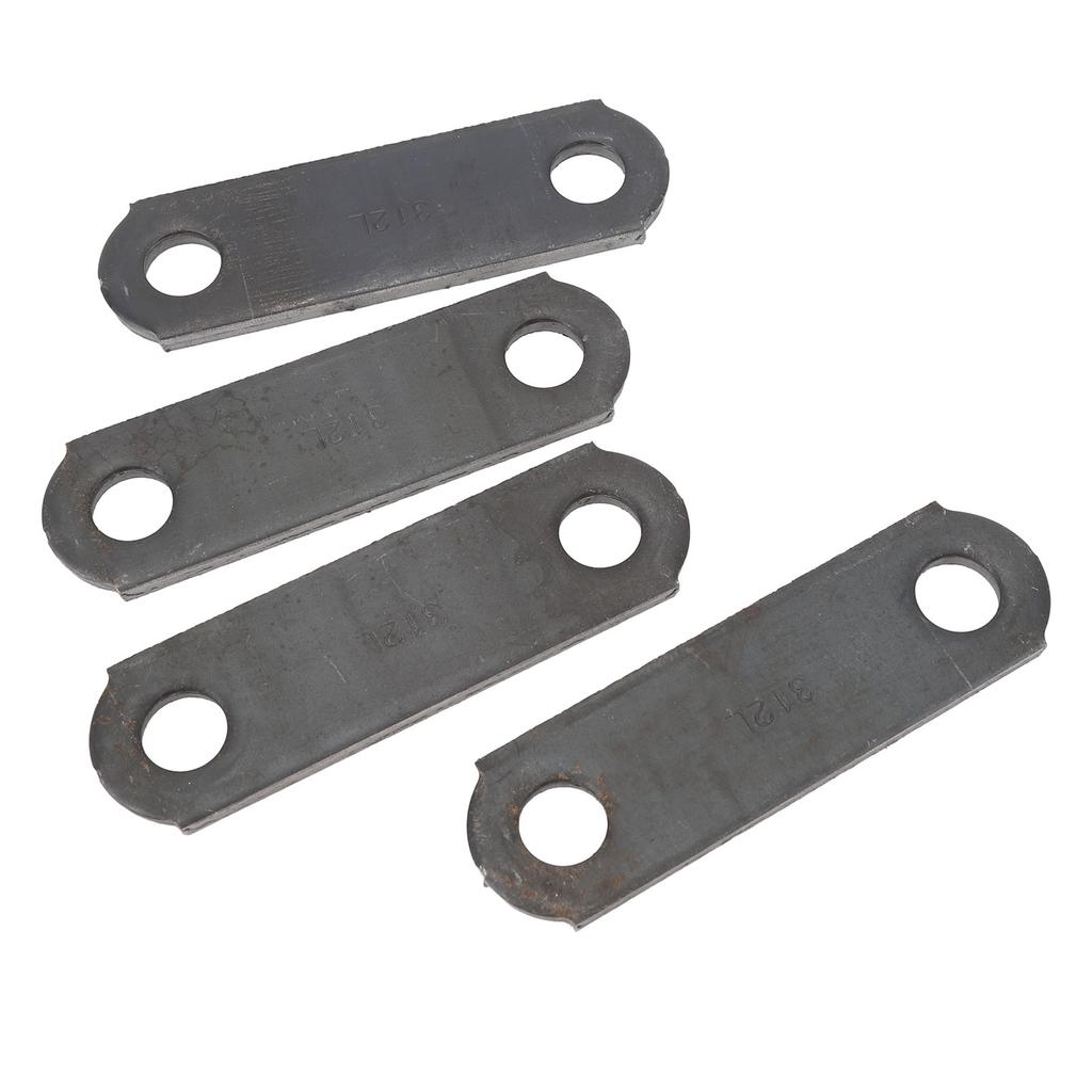 4PCS Trailer Spring Shackle Strap Links 3 1 8in Length Heavy Duty Steel for Double Eye Leaf Spring