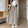 Women's Yellow Yamamoto Summer Skirt Pants 2025 - Small, Thin, Drapey, Loose, Casual, Ice Silk, Wide-Leg Trousers