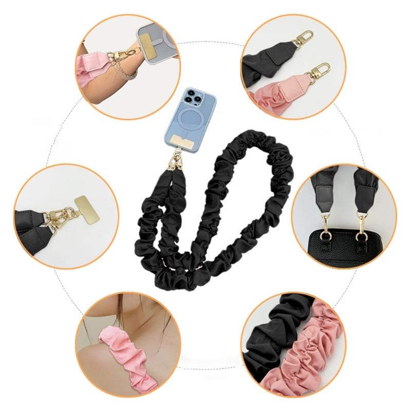 Fashionable Mobile Phone Holder With Wide Shoulder Strap Ergonomic Design 6 Trendy Colors Available