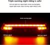 Bike Tail Light With Turn Signal And Auto Brake Light, Waterproof USB Rechargeable Bike Tail Light