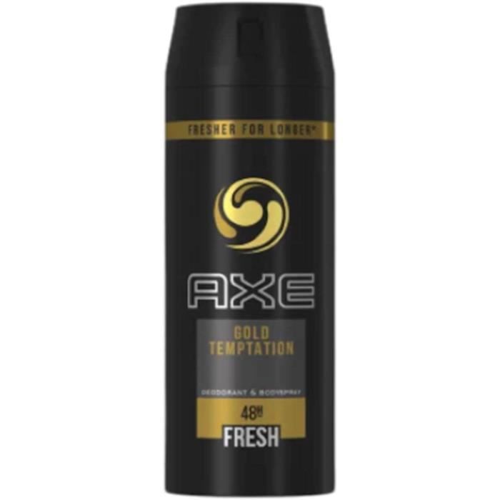 Déodorant corporel - Axe - Gold Temptation - 150 ml - Fresh 48H - Pour homme