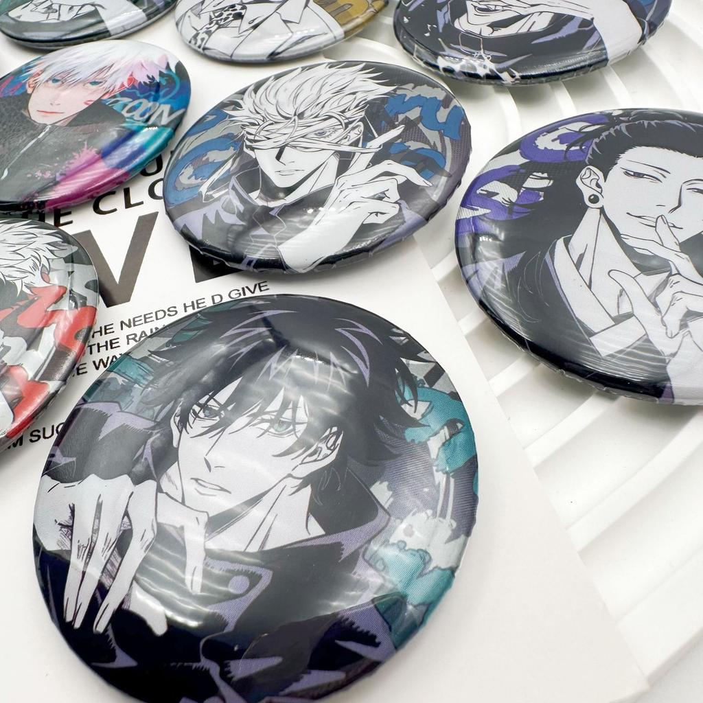 Jujutsu Kaisen Anime Cartoon Charakter Abzeichen Rucksack Anhänger Hoher Wert Brosche Fan Merchandise Niedliche Accessoires Geschenk Für Fans