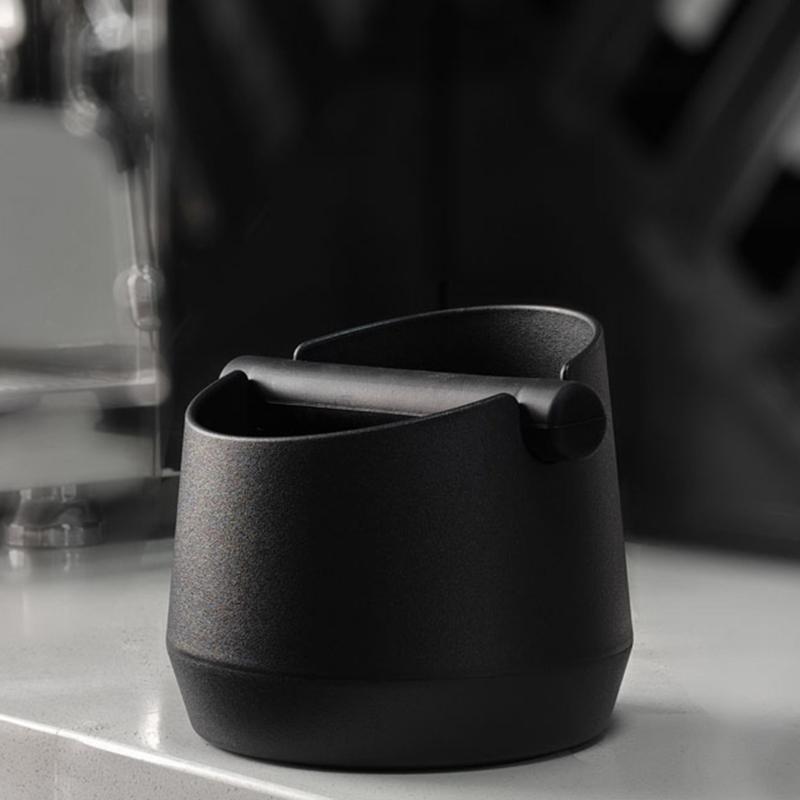 High Capacity Coffee Grounds Bin Thickened Plastic Construction Anti Tip Base Quiet Operation Kitchen Accessories