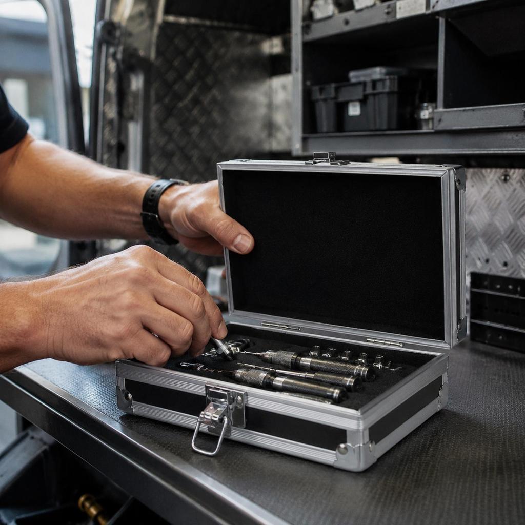 Aluminum Alloy Storage Case Sturdy Tool Box for Workshop