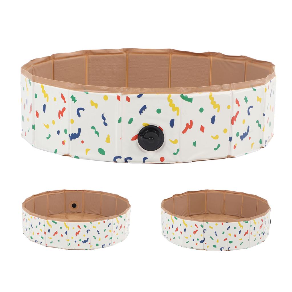 Portable Kids Ball Pool Foldable Large Ocean Toddlers Ball Pool Play Game Fence for Indoor Outdoor