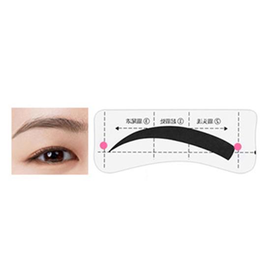 1 Set Eyebrow Stencil Sticker Disposable Brow Shaper Drawing Guide Tools DIY Women Beginner Eyebrow Shaping Template