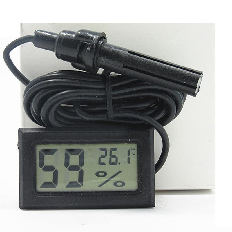 Elektroniczny higrometr Wbudowany cyfrowy miernik wilgotności temperatury Fy 12 metrów z sondą