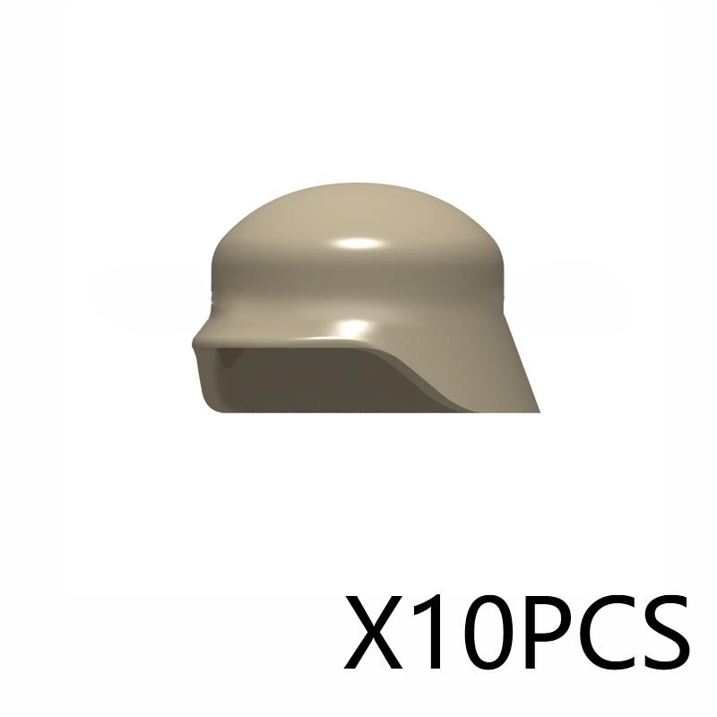 Military Building Blocks Accessories Soldier Figures Soviet Helmets Guard Hat Navy Pirate Firefighter Army Hats Mini Bricks Toys