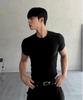 Siaosiko Muscle Fit Round Short Sleeve Knit