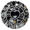10/30/50pcs Dark Gothic Aesthetic Art Stickers Cool Cartoon Graffiti Decals Waterproof DIY Suitcase Phone Laptop Sticker Packing