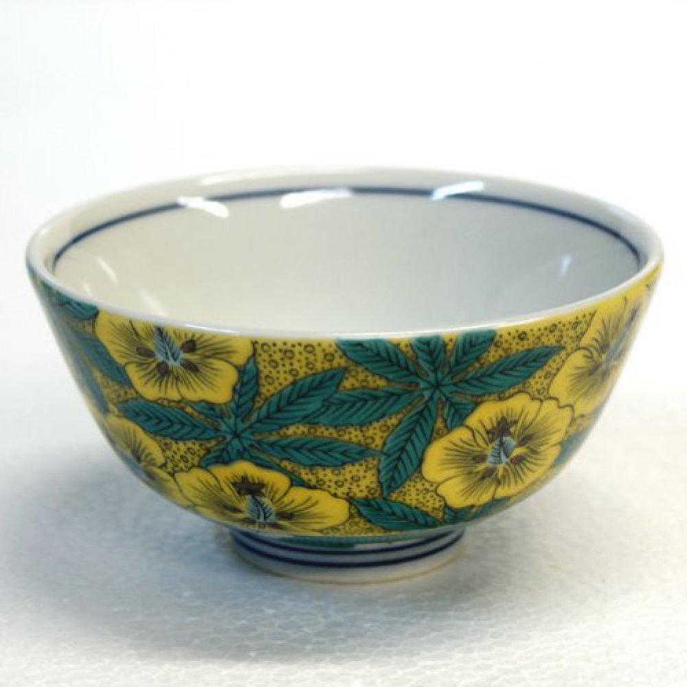 

Waza no Kura Small Kutani Ware Rice Bowl by Yoshidaya Aoi, Ceramic, High-Quality Japanese Tableware, Stylish Birthday Gift