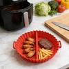 Silicone Air Fryer Liner with Dividers Non-Stick Baking Mat for Toaster Oven & Grill Reusable Dishwasher Safe Heat Resistant Air