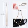 New Stainless Steel Isolation Tweezers for Eyelash Extension High Precision Separation Tweezer Fiber Tip Volume Isolation Tools