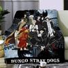 Anime Bungo Stray Dogs Printed Blanket Picnic Blankets Warm Blanket Soft and Comfortable Blanket Home Travel Birthday Gift