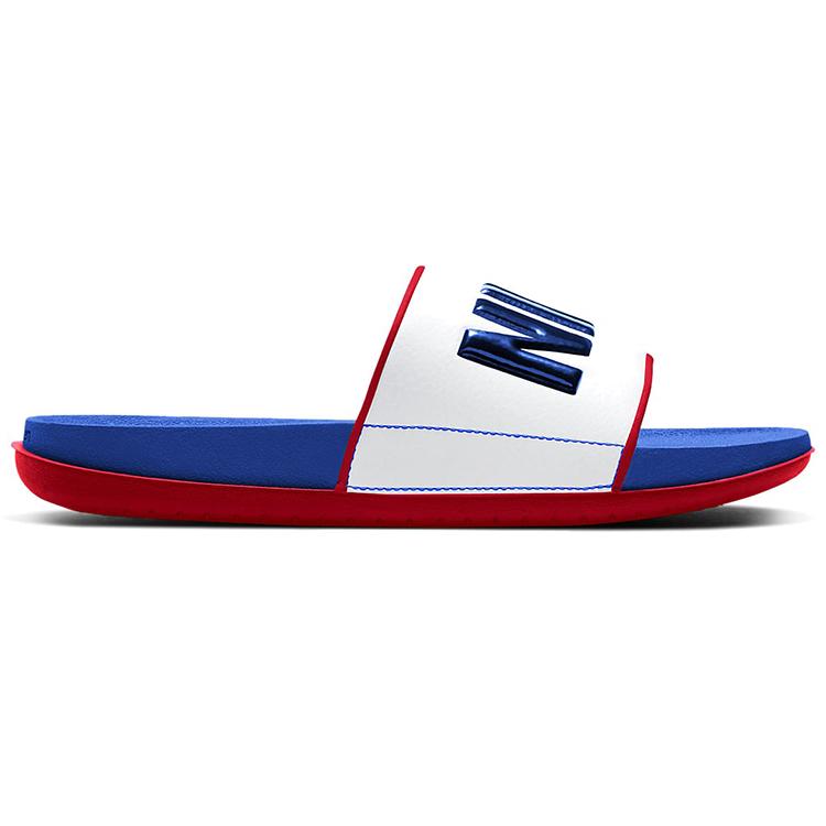 Nike Offcourt White/Blue/Red Slipper