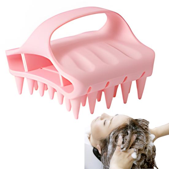 Silicone Wash Brush Relaxation Massage Promotes Hair Growth Deeply Cleans Scalp Deep Cleansing Hair Brush