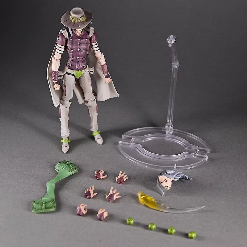Actionfigur Jojo's Bizarre Adventure Sbr Steel Ball Run Puppe Anime Gyro Zeppeli Modell Ornament Sammlung Statue Jungen Spielzeug Geschenk