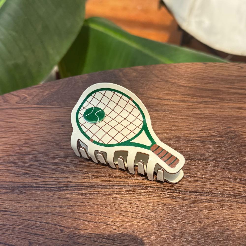 

Бейсбольный Зажим для волос с плетением Теннисный Ацетатный Зажим-акула Милый Серия спортивных мячей Зажим для волос Путешествия Style A