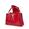 Luxury Leather Women's Bag Europe and America Casual Fashion Solid Color Shoulder Bag Zipper Dinner Hand