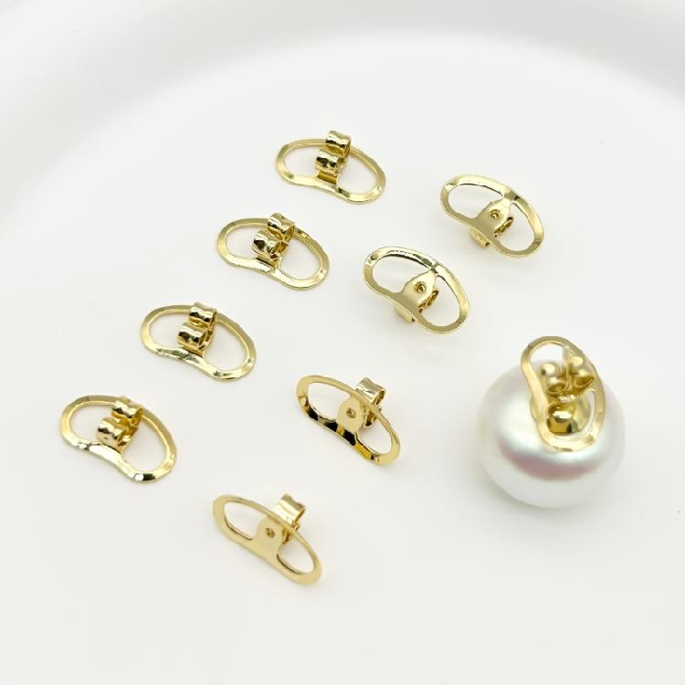 4pcs Earring Stoppers Backings Pierced Safety for Ear Studs Big Earring Lifters