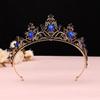 Nuovi accessori per capelli con corona da sposa multicolore, corona di compleanno, accessori in cristallo, copricapo in stile matrimonio