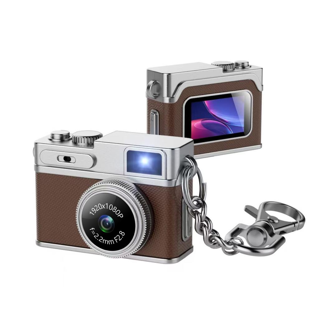 Magecam Retro digitální fotoaparát 1080P Videorekordér LED přisvětlení 0,96palcový IPS displej Přenosný Mini digitální fotoaparát