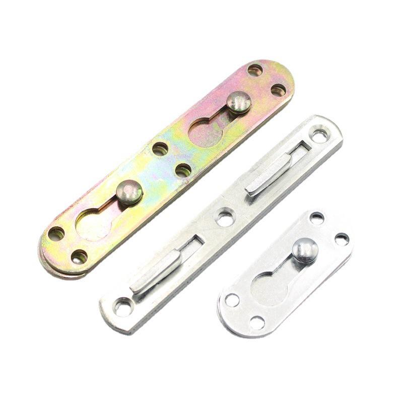 Heavy-Duty Round Iron Bed Hinge Hook for Connecting Bed Parts