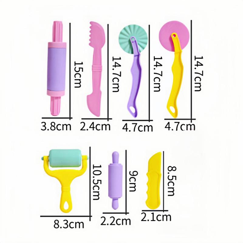 DIY Creative 3D Plasticine Mold Set for Creative Kids Learning and Fun