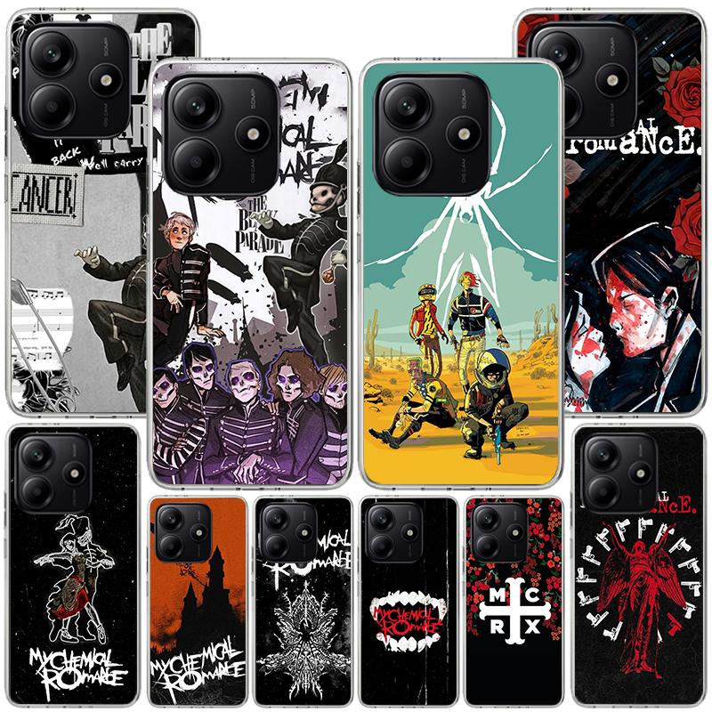 My Chemical Romance MCR Phone Case For Xiaomi Redmi Note 15 14 13 12S 12 11 Pro Plus 14S 11S 11E 10 10S 11T 5G Personalized Cove