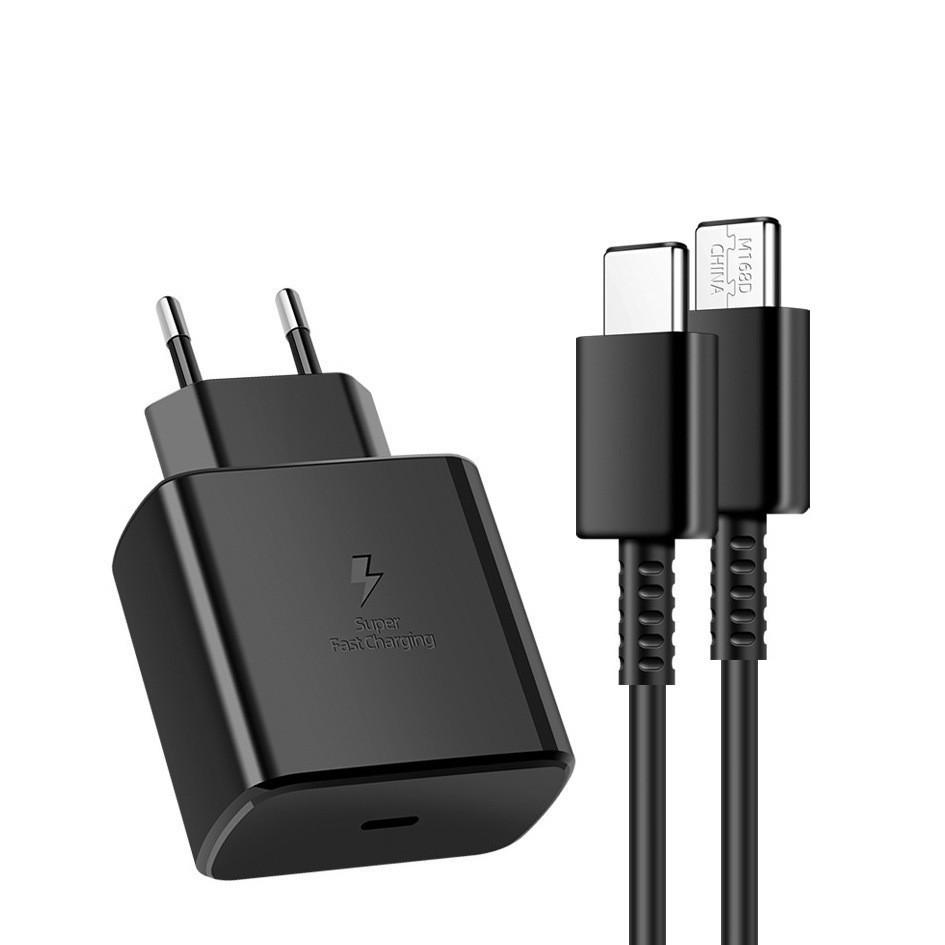 45W Super Fast Charger Set with 5A Dual C Cable for Note10/S21/S22