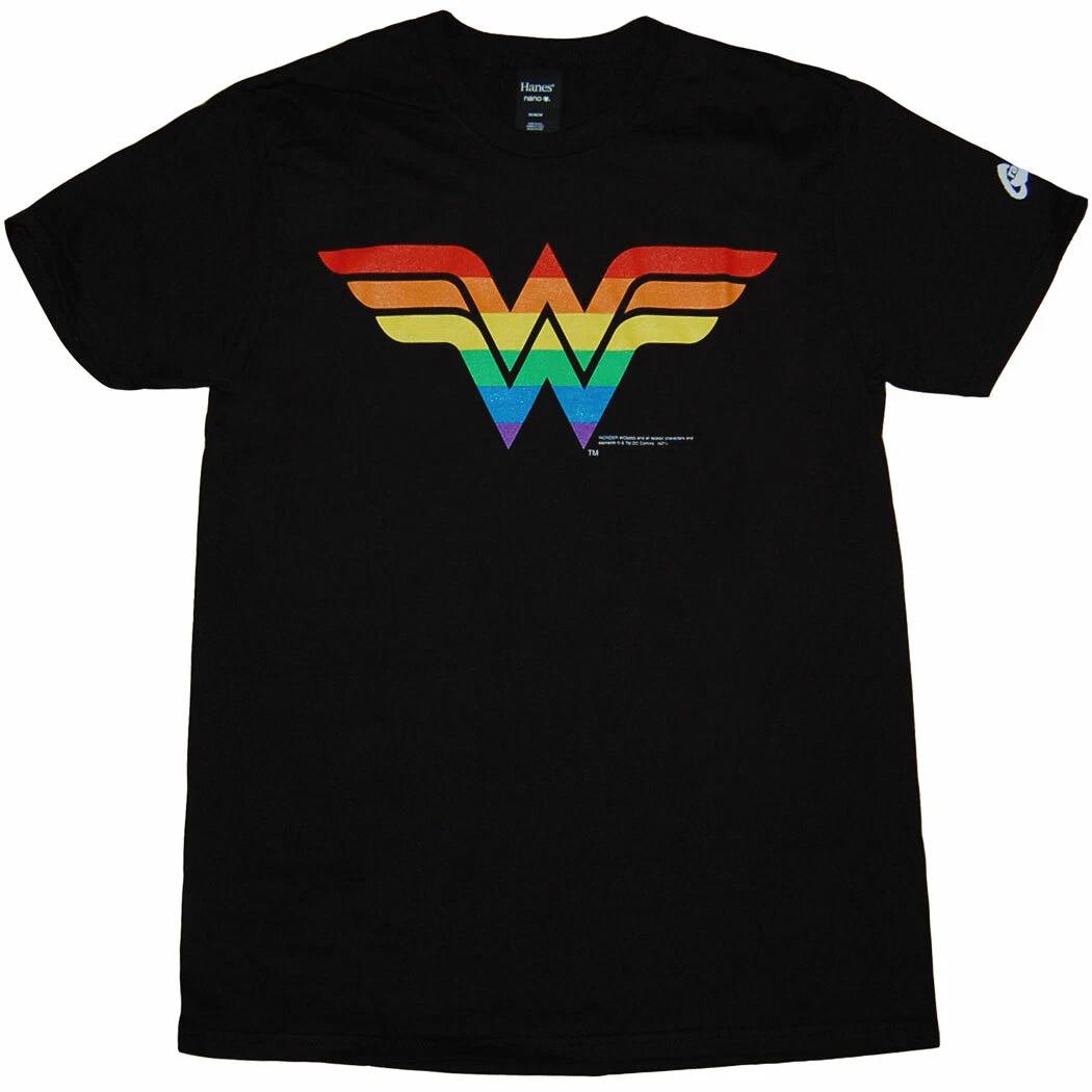 DC Comic Pride Wonder Woman Symbol T-Shirt XS