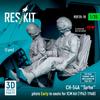 Reskit 1/35 CH-54A Tarhe Crew with Seats, Early 1962-1968, Set of 3 (for ICM), Plastic Model Kit Parts, RSKF35-0010 (Airplane)