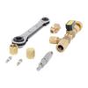 Valve Core Remover Tool with Dual Size SAE 1 4in and 5 16in Port Valve Core Remover Installer Tool for R22 R12 R407