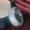 Vintage Sterling Silver Female Geometry AAA Zircon Stone Finger Rings for Women  Valentine's Day Gift Anillos Anel