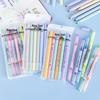 6-Color Fluorescent Pen Set: Macaron & Morandi Colors for High-Value Painting, Marking, and Note Line Drawing