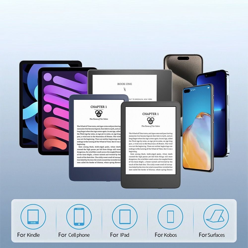 Z paskiem na rękę, pilotem zdalnego sterowania Clicker do czytników Kindle Paperwhite Oasis Kobo