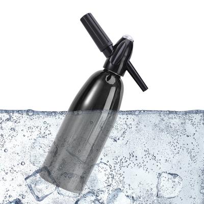 Soda-Siphonflasche Multifunktionaler Sodawasserbereiter Aluminium Sprudelwasserbereiter Wasserblasen-Generator für Hausbar Club