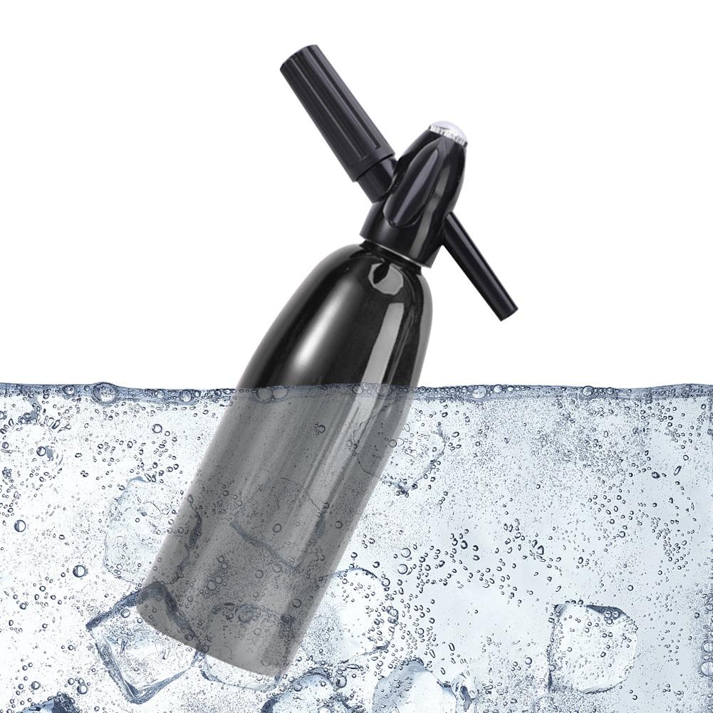 Soda Siphon Bottle Multifunction Soda Water Generator Aluminum Sparkling Water Maker Water Bubble Generator for Home Bar Club