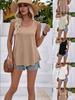 2026 Spring/Summer European & American Sleeveless Loose Round Neck T-shirt Top