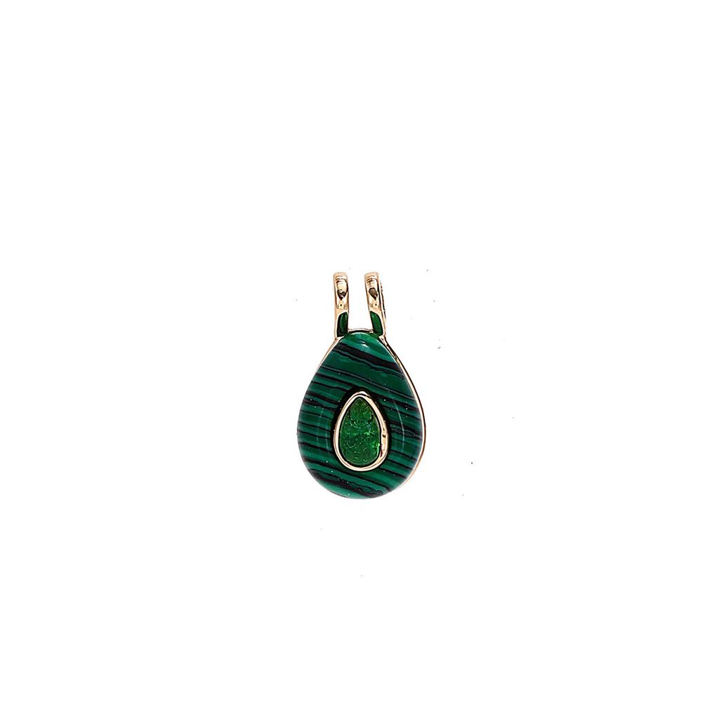 New Twelve Birthday Stone DIY Birth Stone Necklace Colored Zircon Accessories Gold Plated Color Preserved