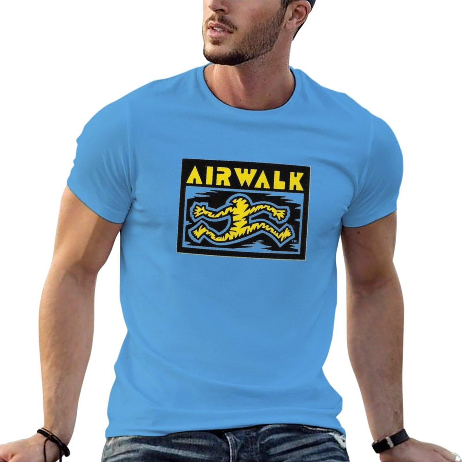 

Новый Running Man, Airwalk Shoes Скейтборд Дизайн Футболки. Футболка милые топы футболки на заказ футболки с принтами мужские высокие футболки S