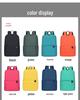 Cross-Border Weiya Lu Multi-Function Colorful Backpack: Student Schoolbag, Business Laptop Bag, Solid Color Casual Backpack.
