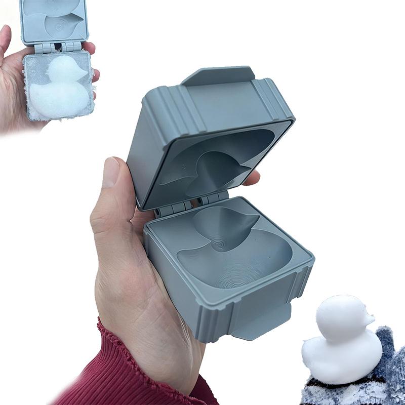 

Snow Duck Mold Maker – Cute Duck Snow Mold, Easy One-Press Snowball Maker For Winter Fun, Durable Snow Shaping Tool A