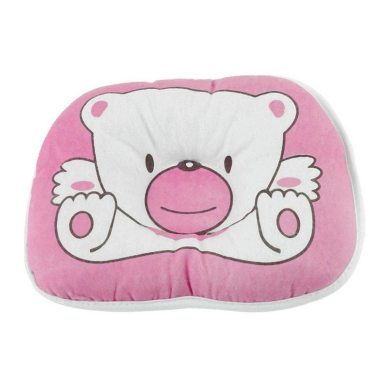 Bear Pattern Pillow Newborn Infant Baby Support Cushion Pad Prevent Flat Head_isps