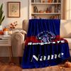 Rangers Fc Custom Flannel Blankets Soft Warm Cozy Throws for Home Decor Holiday Gifts