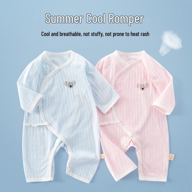 Banjieweier Newborn Summer Thin Cotton Romper
