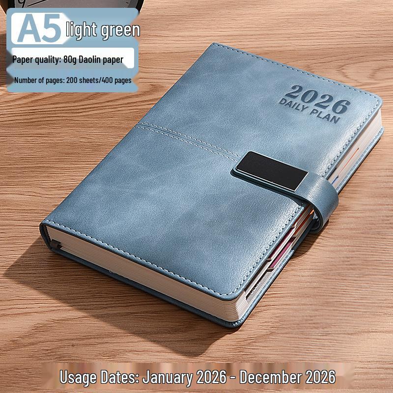 

2026 Daily Planner Diary: One Page Per Day for Office & Business